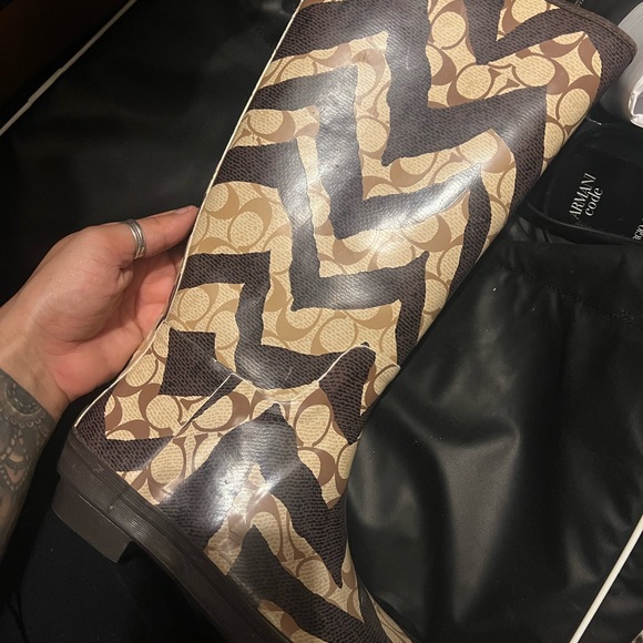 Coach rain boots - Picture 1 of 5